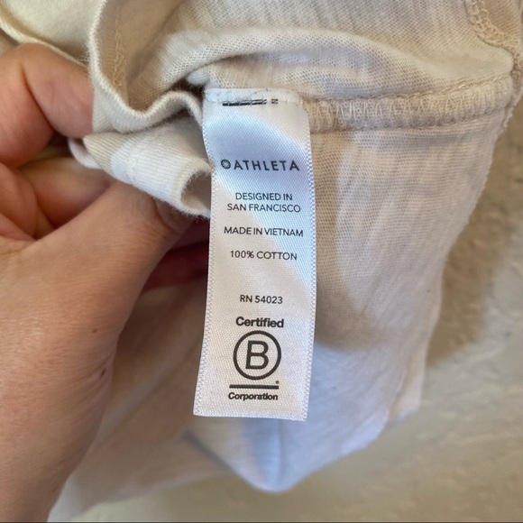 Athleta Organic Daily Camo Crew Tee Size XS - Picture 5 of 8